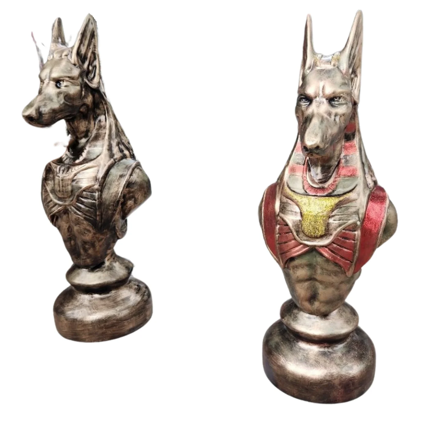 Высококачественная искусная скульптура Anubis Pharaoh Egypt большая статуя из смолы украшение искусное искусство производство Вьетнама