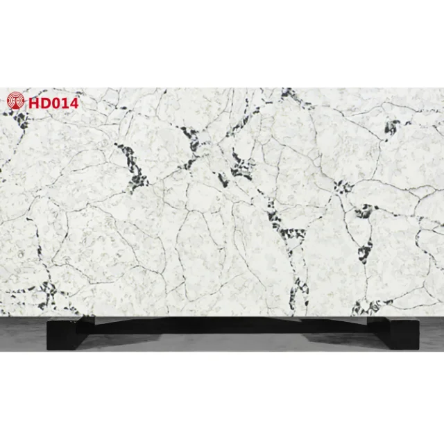 Wholesale Classic Modern Hic Quartz Slab Tile PU and Artificial Stone Kitchen or Hotel Countertops for Wall Application