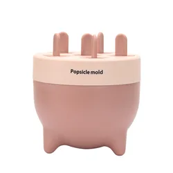 New 2022 Wholesale Top 6 Pieces New Design Fruit Stick Plastic Pop Ice Cream Mold BPA Free