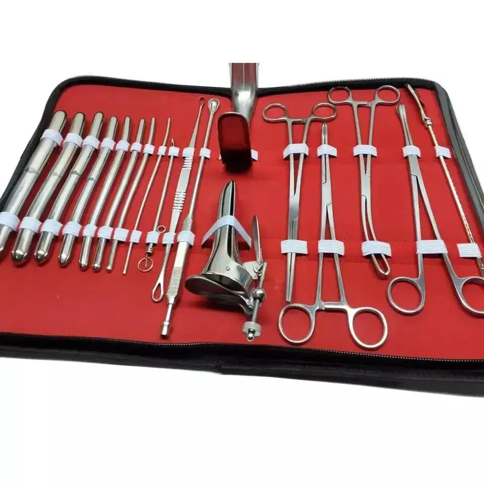 Gynecology dnc set instruments