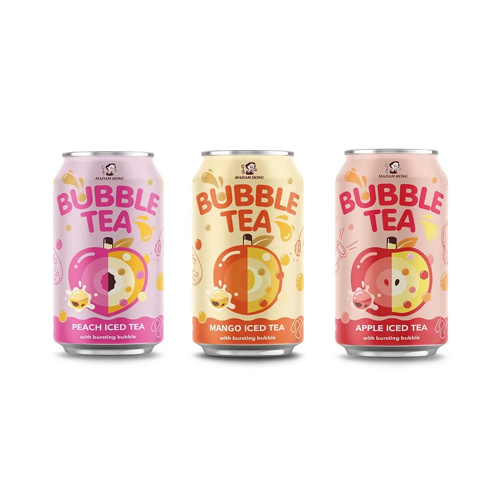 Тайвань 320 мл драже popping boba в форме сердца дизайн с персик зеленый чай черного разрыва Боба bubble