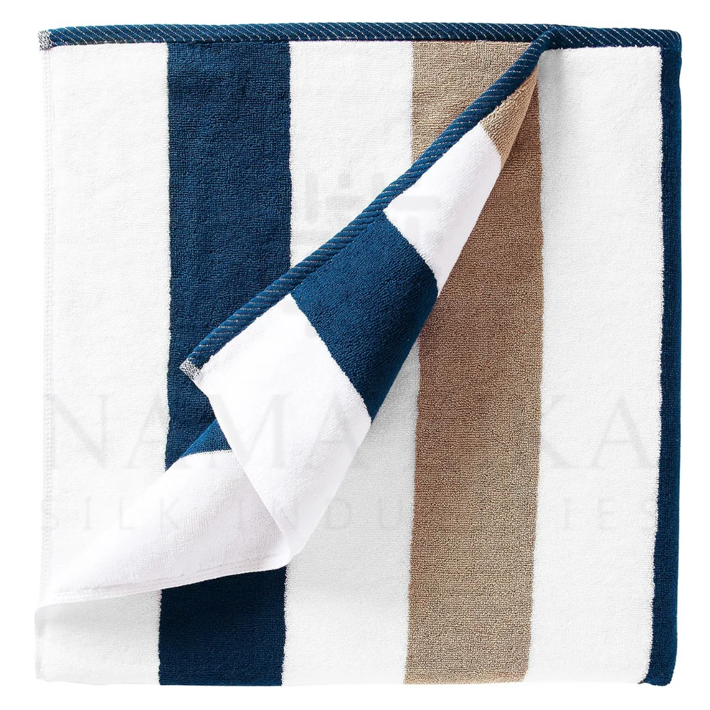 100% Cotton Factory Manufacturing Oversized Custom Design Pool Swimming Sand Travel Cabana Beach Towels
