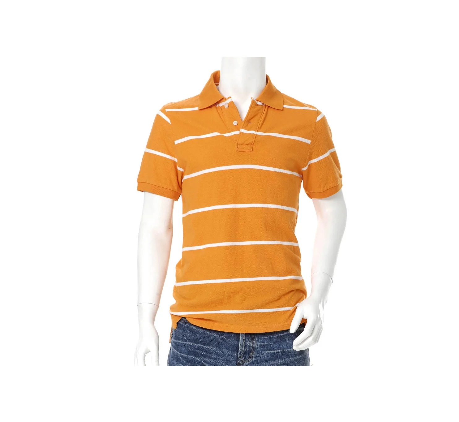 High Quality Export Oriented Short Sleeve Polo Neck 100% Cotton Stripe Polo Shirt For Men & Boy Wholesale price From Bangladesh