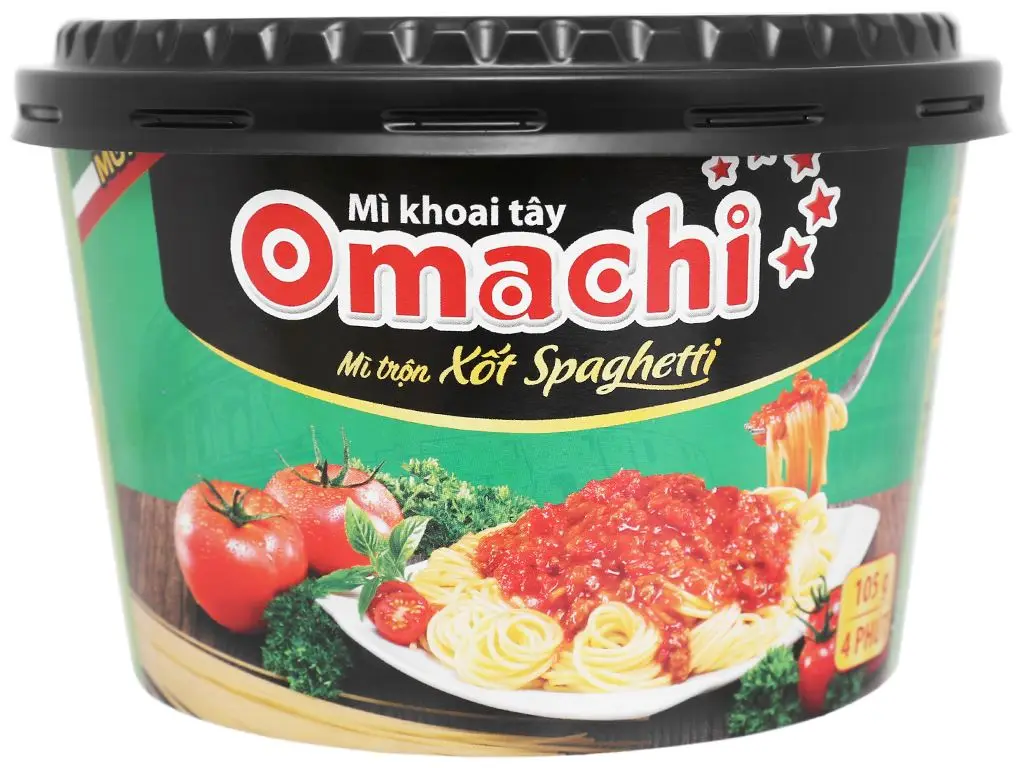 Картофельная лапша Omachi покрытая пятью фруктами