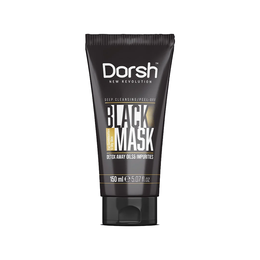 DORSH Black Mask 150mL Facial Skin Care Product Peel-Off  Beauty High Quality - Made in Turkey