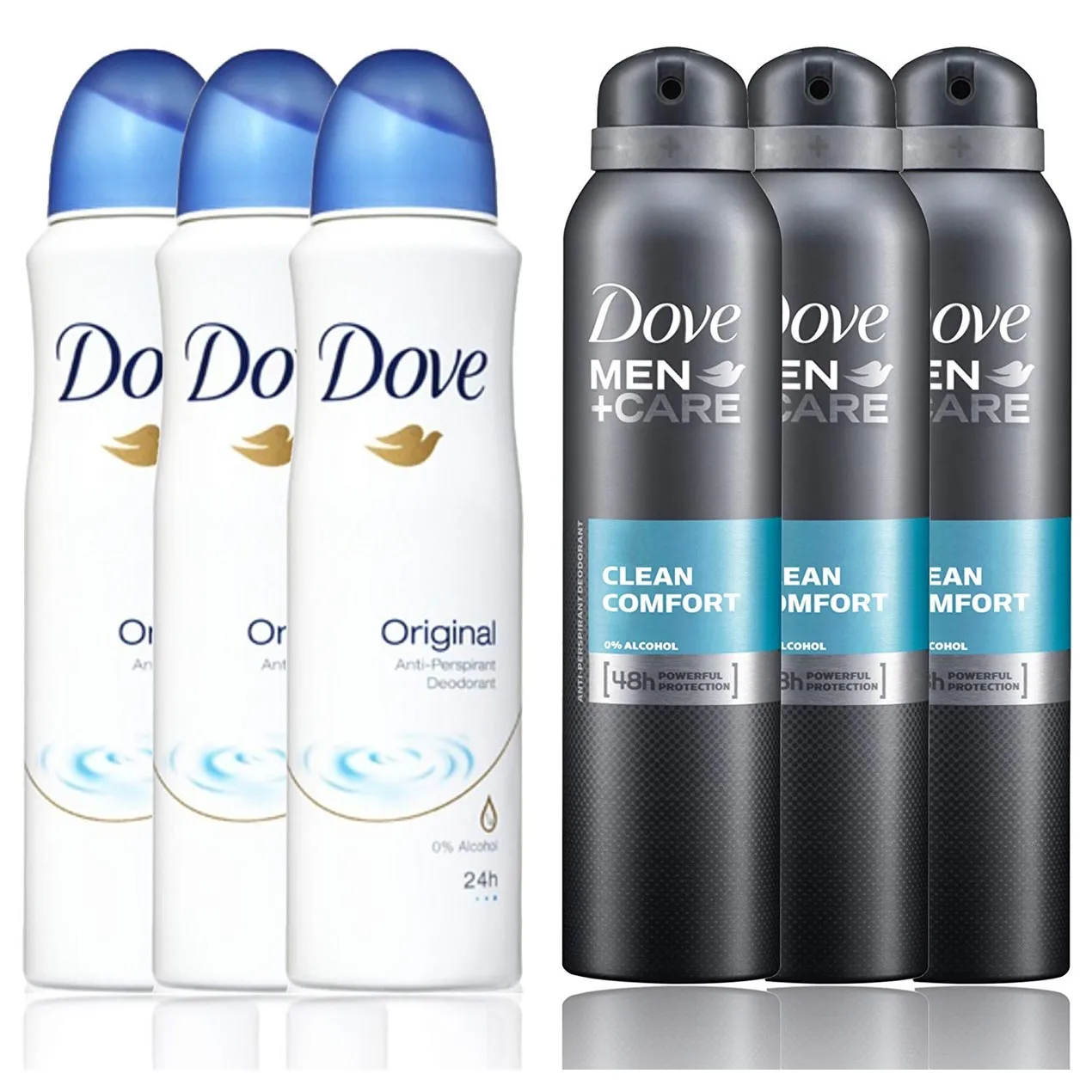 Dove Men+Care Antiperspirant Deodorant Clean Comfort 48h protection