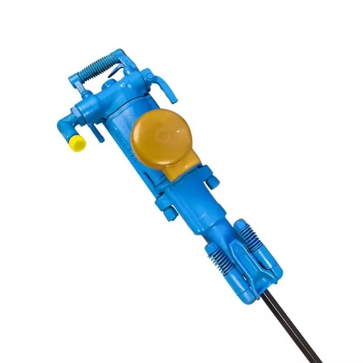 YT27 Small Pusher Leg Electric Rotary Pneumatic Airleg Handheld Borehole Mini Hard Rock Drills Drilling Machine Jack Hammer
