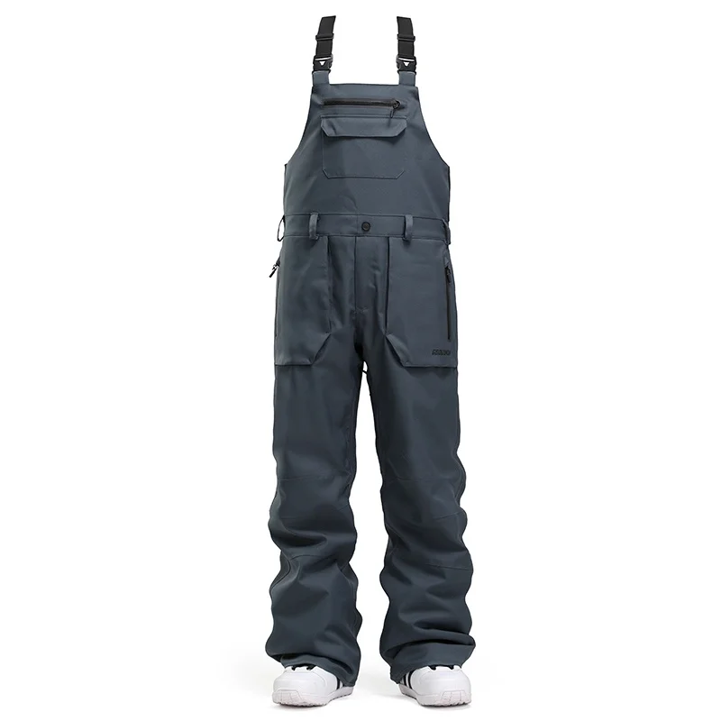 Custom Outdoor Winter Sport Bibs Overall Ski Wear Overalls Snow Suit Men Windproof Waterproof Snowboard Skiing Overalls