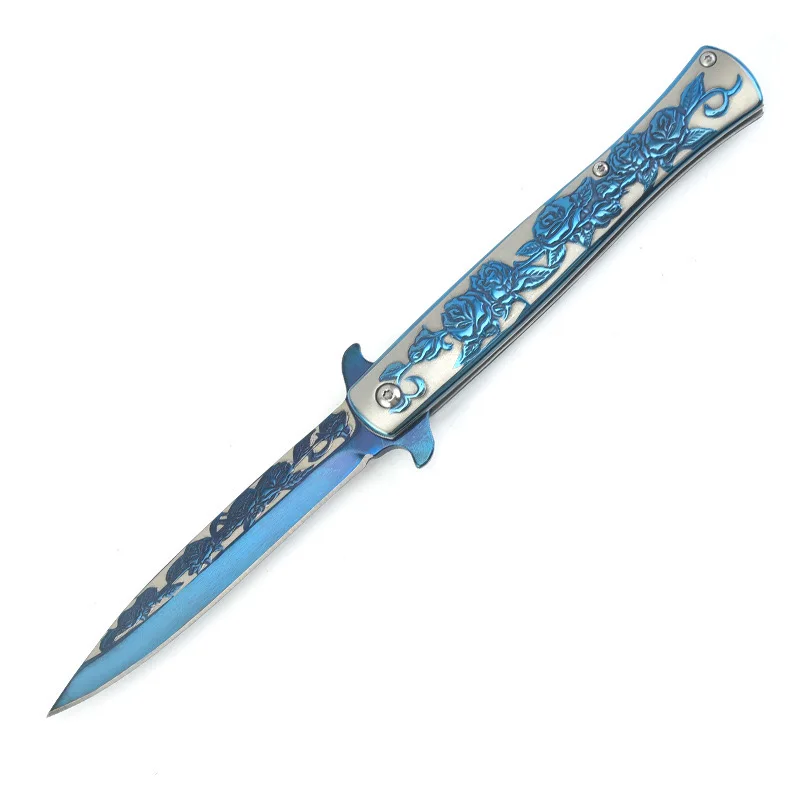 Wholesale Stainless Steel Folding Knife for Outdoor Self-Defense for Camping Hunting Jungle Survival OEM Customized Support