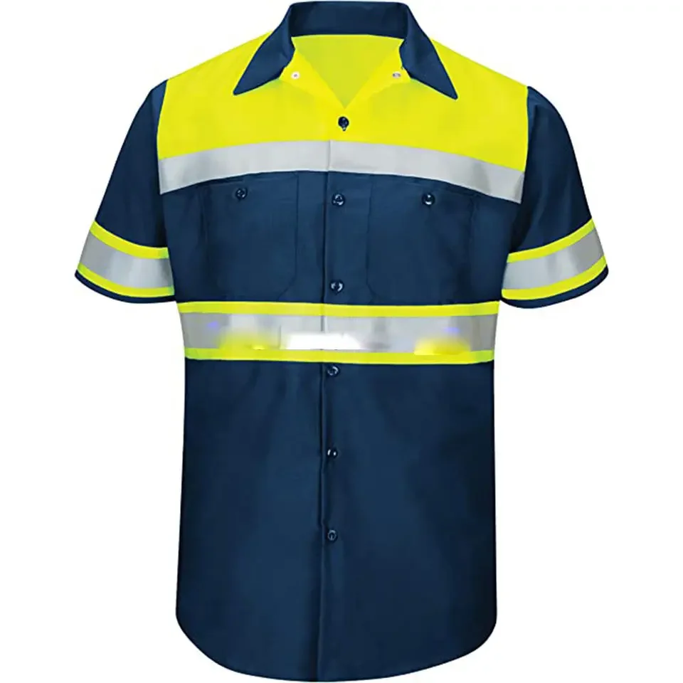 Wholesale Safety Arc Flash Lightweight Knit Fire Resistant Long Sleeve Aramid 3a Work Cat2 Welding Fr Shirts For Men