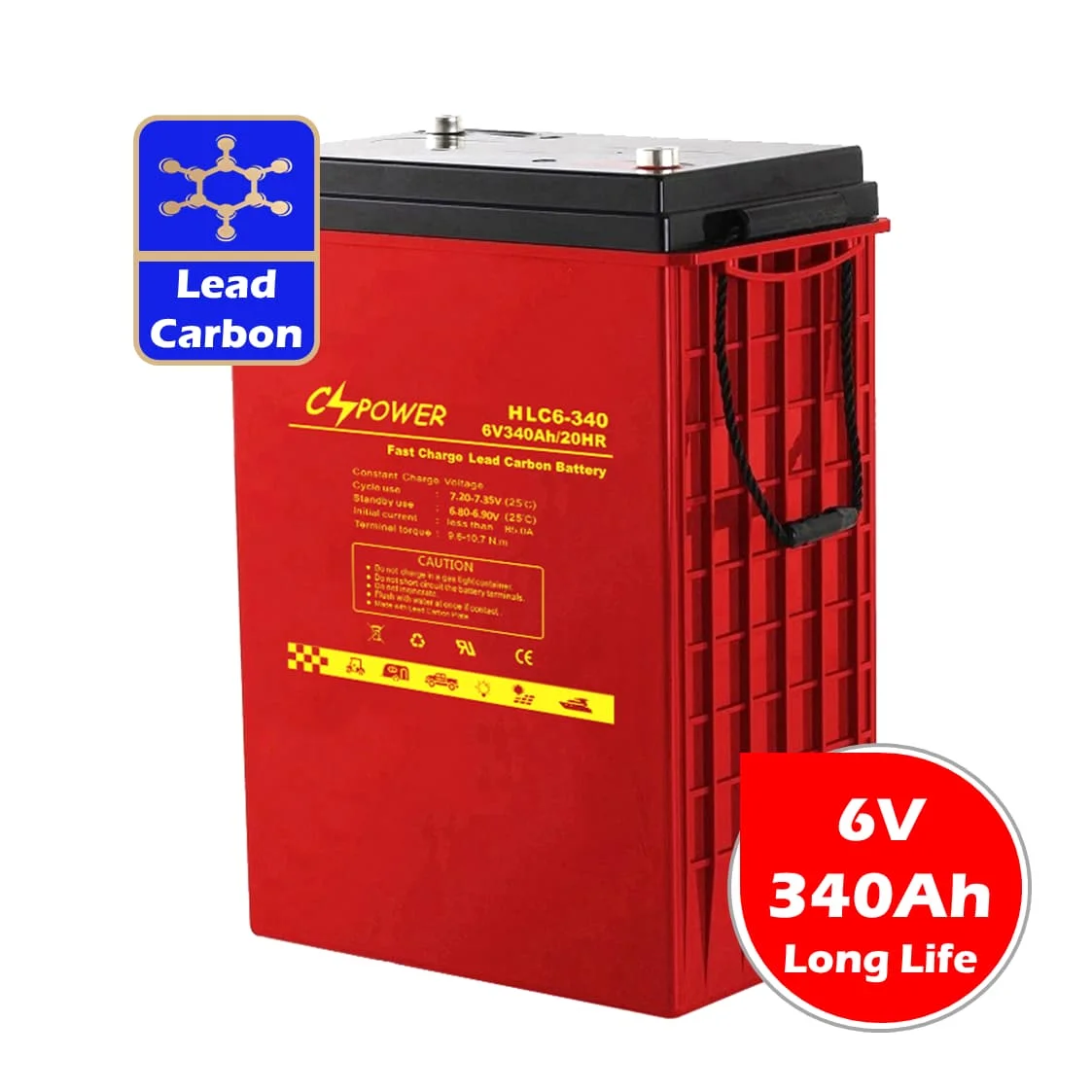 Аккумуляторные батареи CSBattery 6 В 400Ah с быстрой разрядкой для солнечной энергии аккумуляторные Заводские HDC6-400 Alex