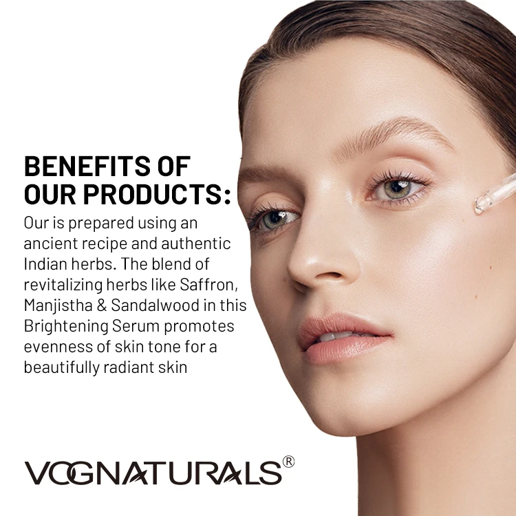 Private Label Saffron Face Oil Serum Brighten Moisturizing Smooth Essential Oil