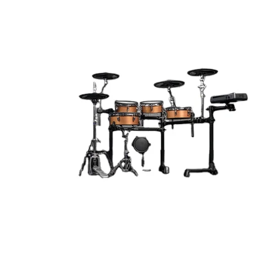 ORIGINAL NEW DTX8K-M Electronic Drum Kit with Wood-Shell Mesh Pads and DTX-PRO Drum Module (Real Wood)