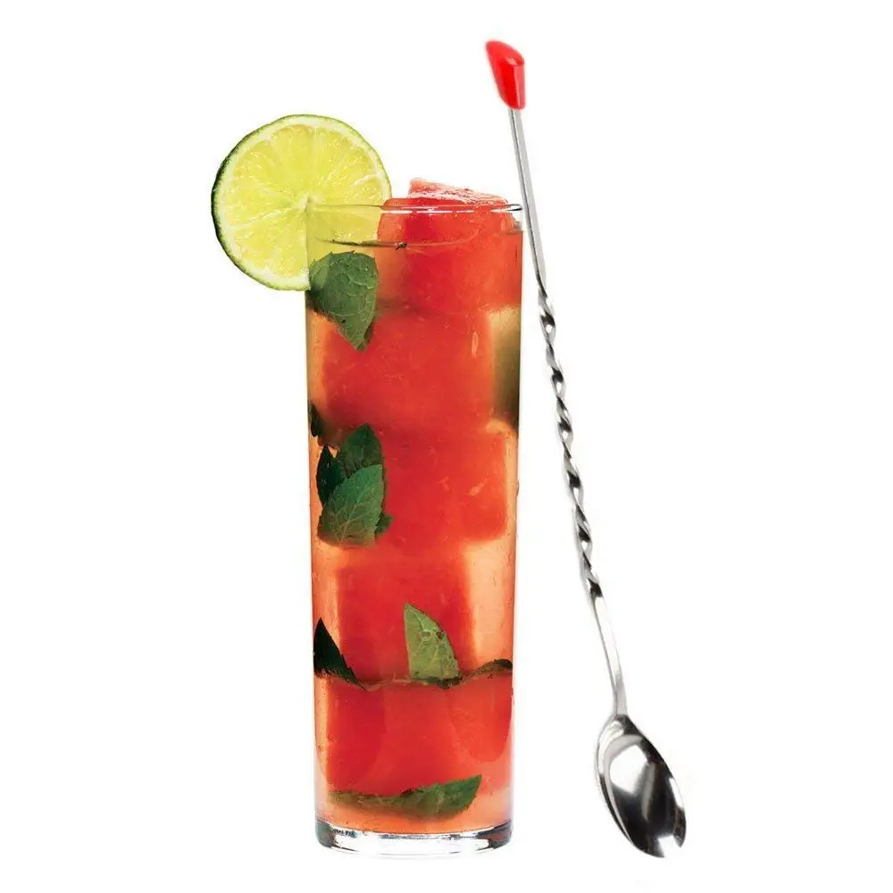 Wholesale Stainless Steel Drink Stirrers Metal Cocktail Beverage Swizzles Stick Coffee Stirrers Bar Wine Tools