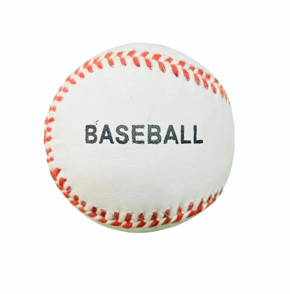 High Quality 9 Inch College Leather Baseball Official Practice Ball Professional Games Factory Standard Size Printed Technique