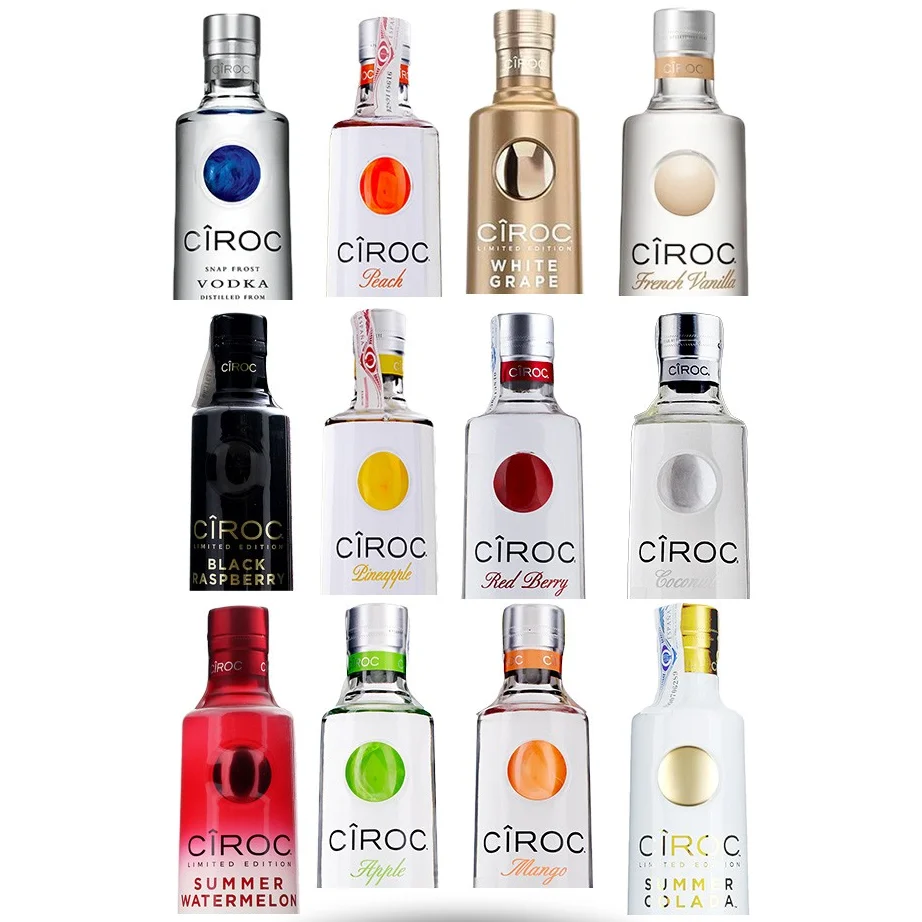 2024 горячая Распродажа оригинальная водка Ciroc/ФРАНЦУЗСКАЯ ВОДКА CIROC