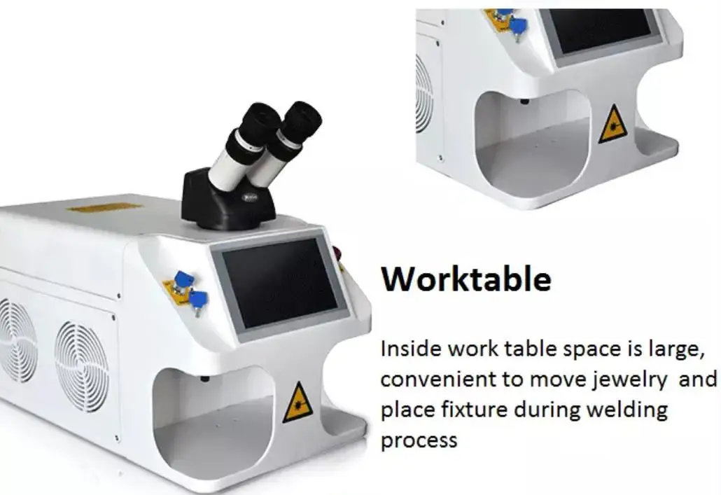 200W Portable Desktop Gold Silver Jewelry Laser Welding Machine System FOR Precise Jewelry Welding