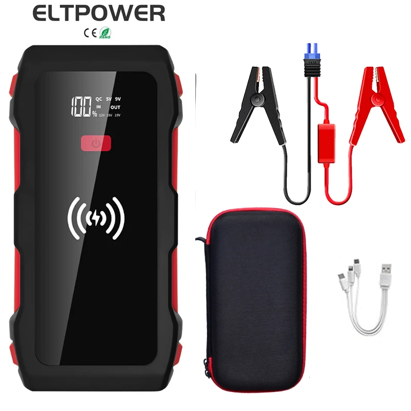 Factory Price 12V 72000mAh Portable car jump start Multifunction jump starter power bank with Flashlight Jump Starter