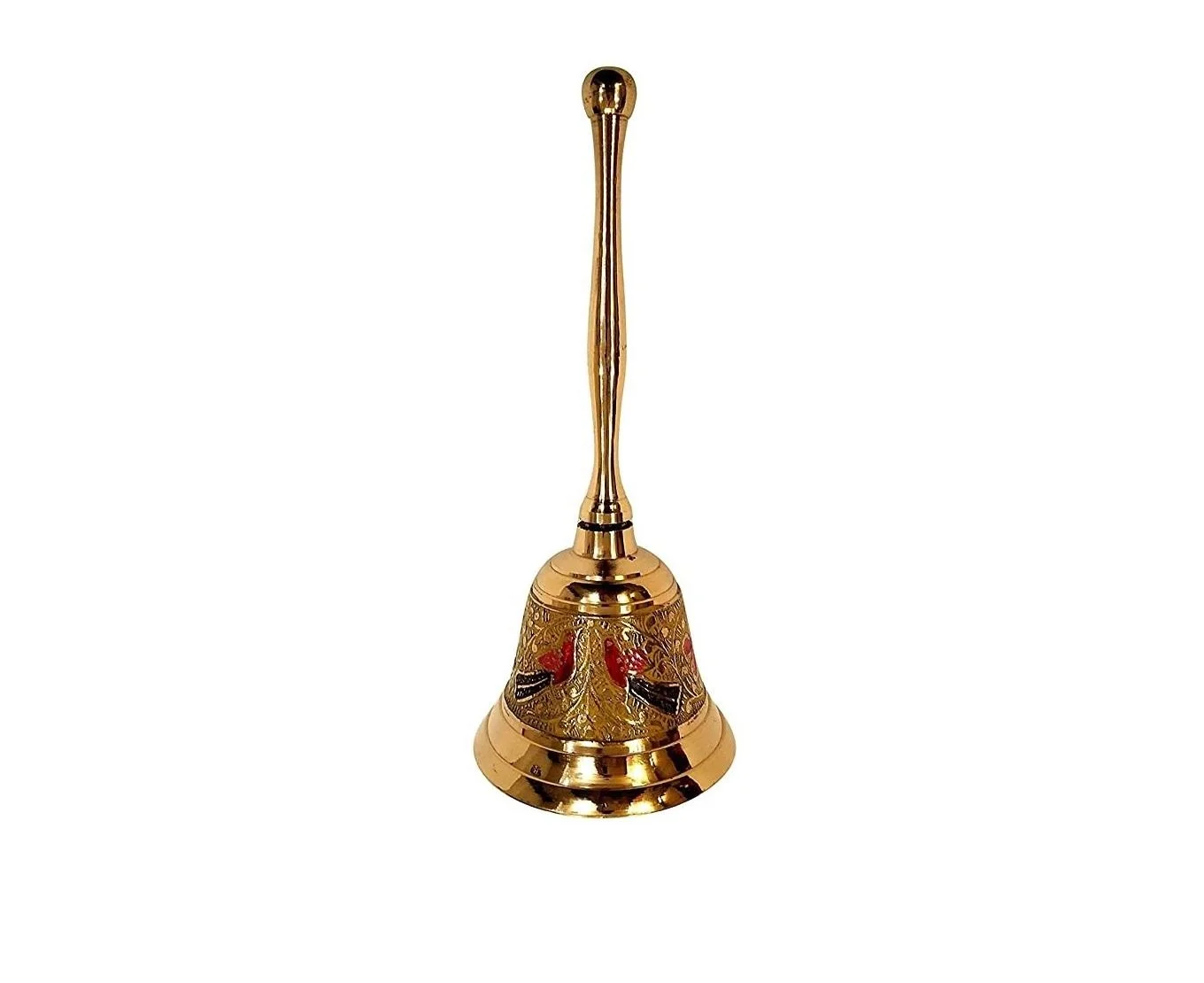 Brass Handle Bell new Design brass Hand bell With new design handle new Look Metal Peon Bell For Office