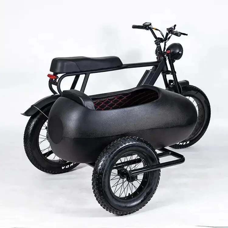 Доступен в наличии PlayeBike 750 Вт 6-Скоростной Электрический трехколесный велосипед Shimano с боковым автомобилем