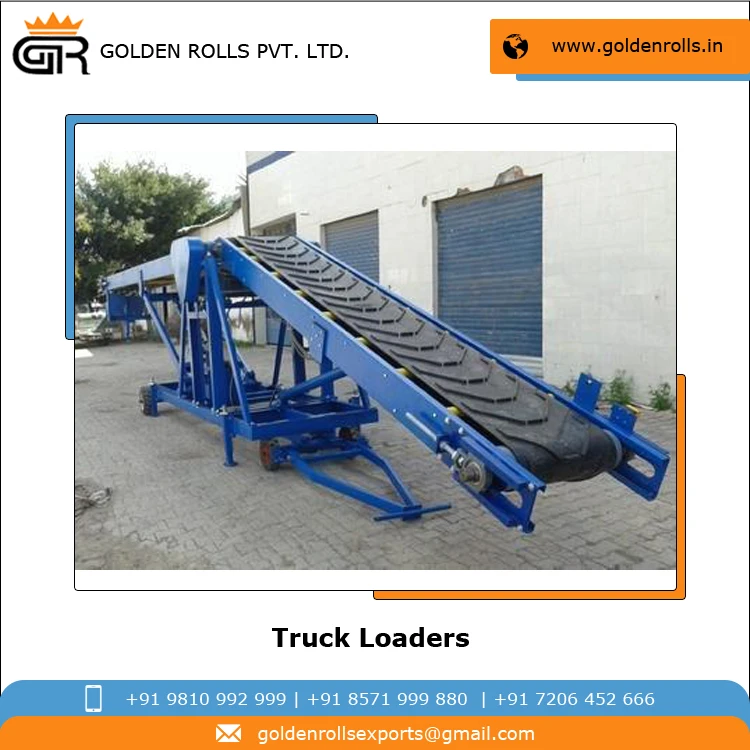 Top Quality Customized Food Grade Portable Truck Loader Conveyor Available with VFD for Speed Control at Best Price