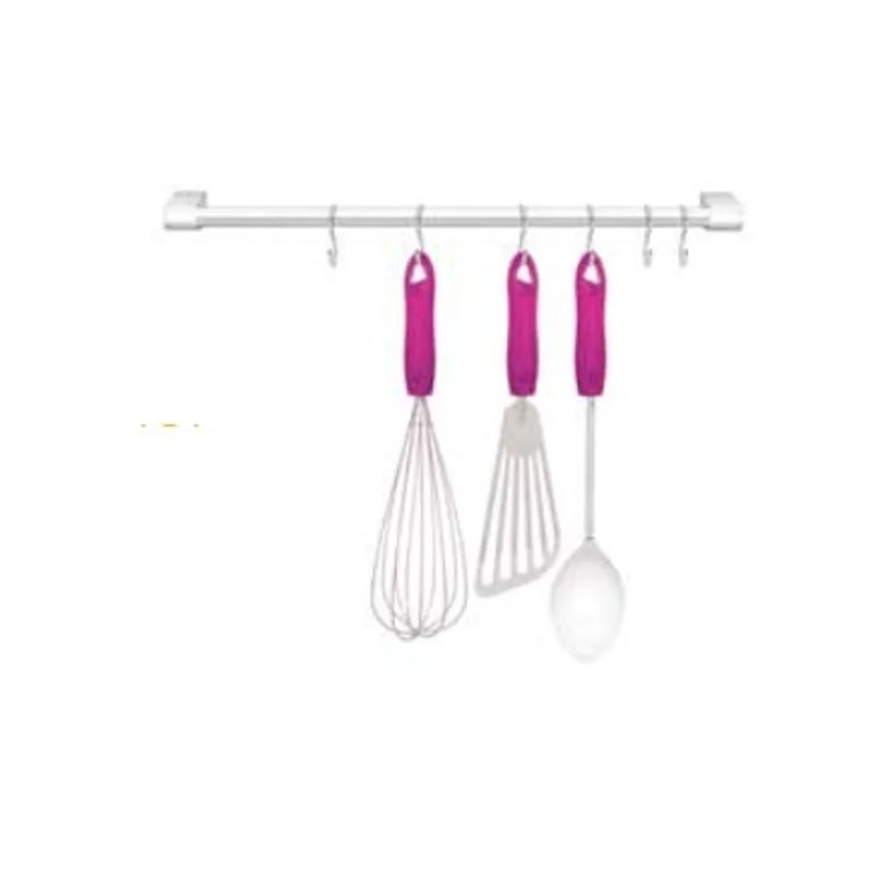ODM High Quality Aesthetic Wall Display Shelves Kitchen Organization Mexico-Made Tube Cups Serving Spoons Spatulas Space Saving