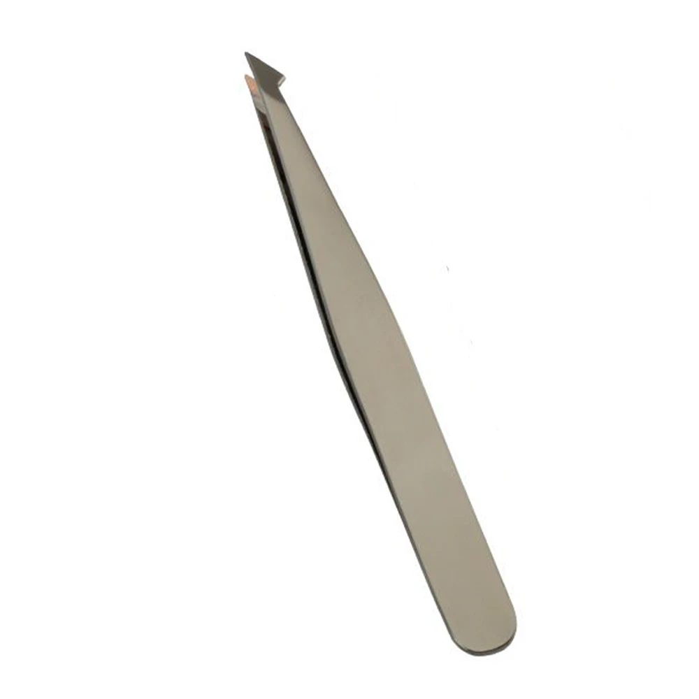 Hand Made Professional stainless steel Eyebrow Tweezers Best Beauty Instruments With Custom Packaging