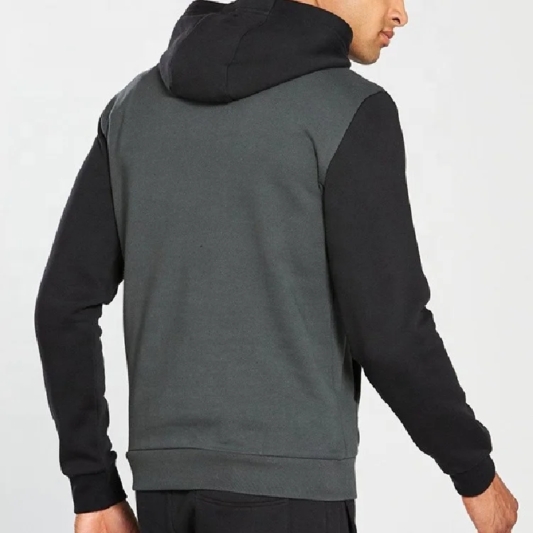 Black Color Plain Men Casual Style Street Wear Hoodies For Men In Stock Ready To Ship OEM & ODM Service Hoodies Supplier