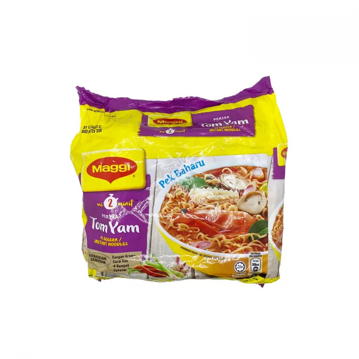 Wholesale Instant Noodle Variety Tastes Curry Tomyam Laksa Chicken Flavor Malaysian Favourite