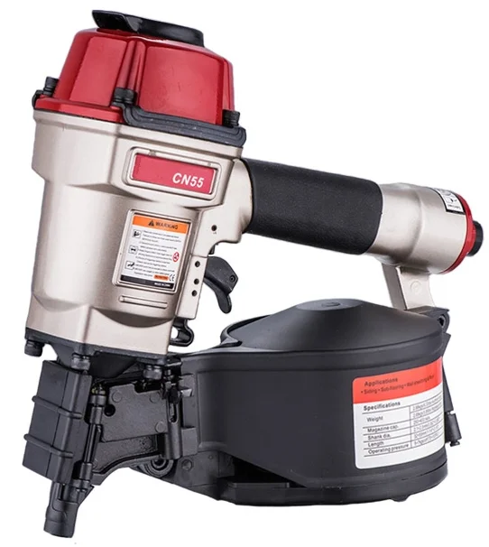 Pneumatic Gun CN55 CN70 CN80 CN90 CN100 Air Nail Gun For Pallet Coil Nails