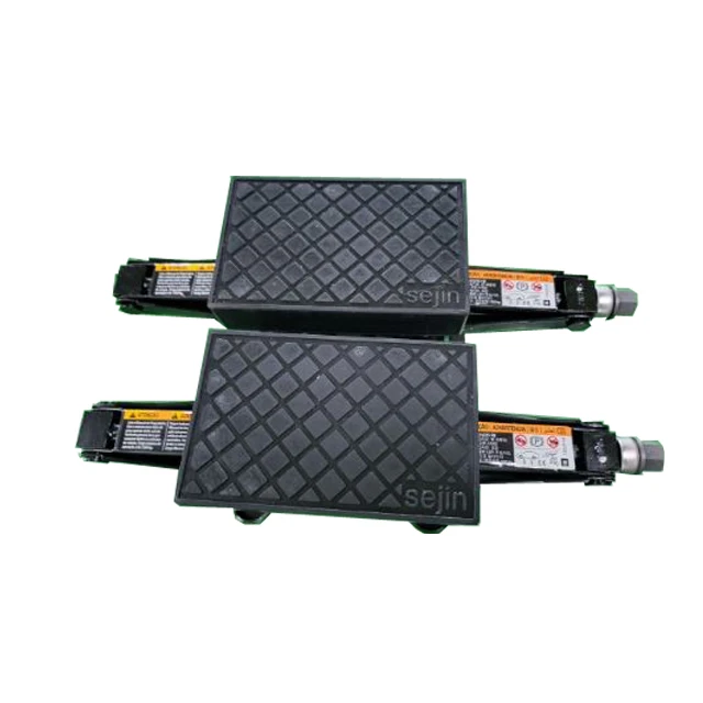 [SUNGJUNTECH] X-type 35T anti-vibration base high strength rubber plate for automobile maintenance SBR rubber (1 set 4 pieces)