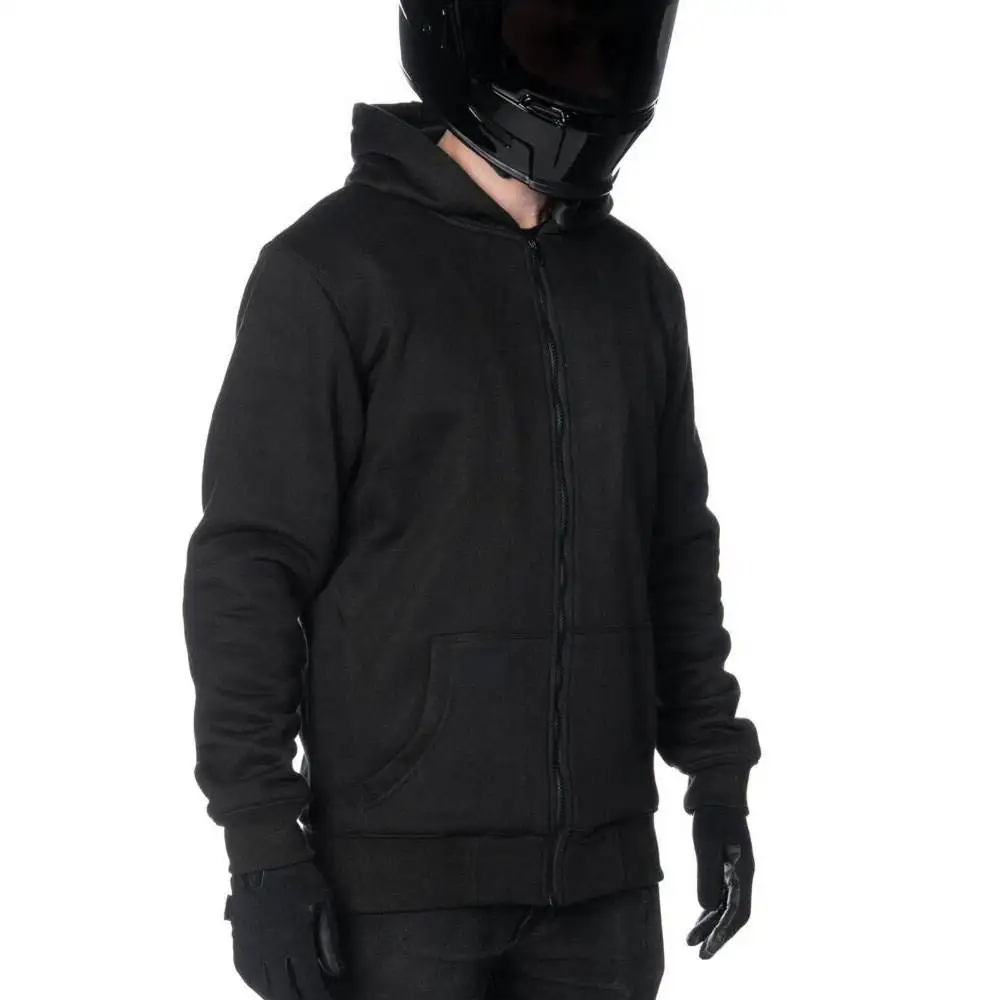 Motorcycle Motorbike Hoodie lined with DuPont KEVLAR , Top hoodies for unisex, Prime Protection Kevlar Hoodies With Protection