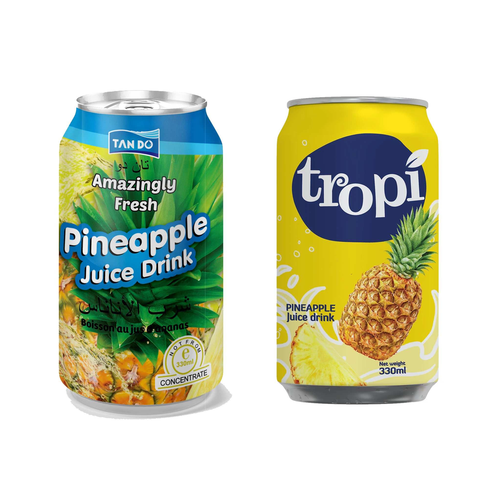 Оптовая продажа ананасовый сок премиум-класса 330 мл консервированный из Вьетнама принимается частная торговая