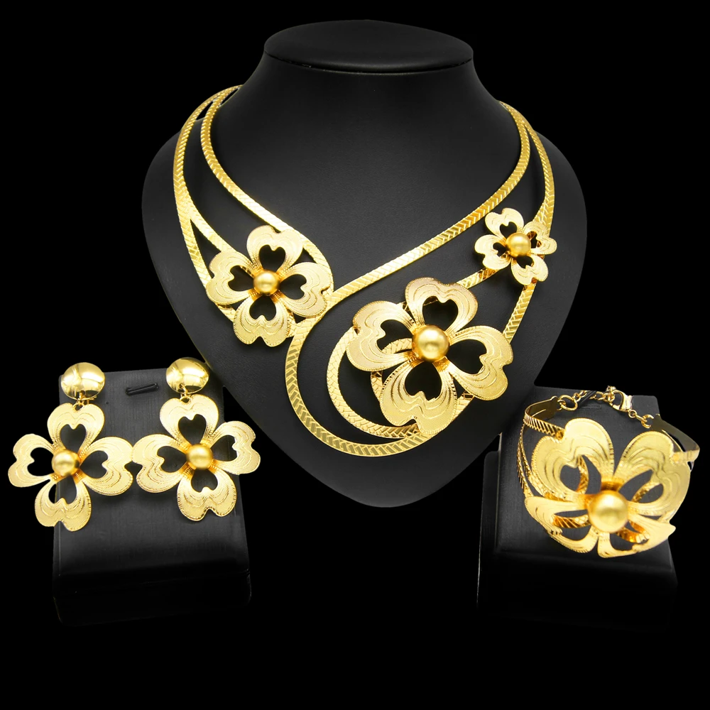 Zhuerrui горячая Распродажа бразильский Золотой Дельфин Дизайнерские Ювелирные наборы женские аксессуары ожерелье подарок на день Святого Валентина NH00050