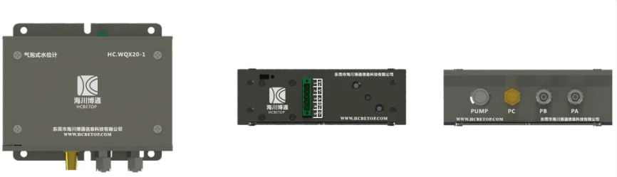 air water meter with submersible bubble water level sensor well depth level sensor