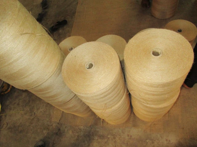 8lbs 1 ply CRM quality jute yarn 100% jute export trade associate made in Bangladesh eta
