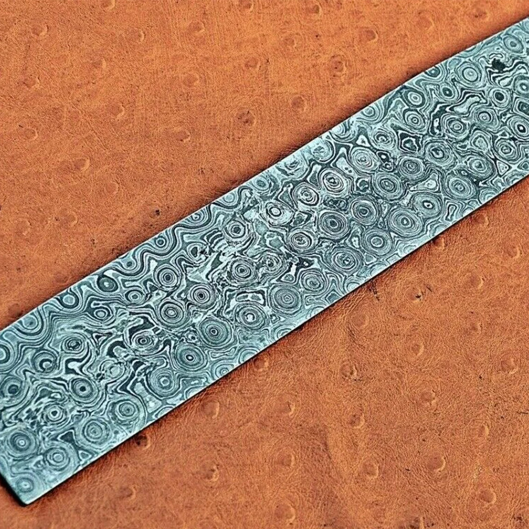 Custom Hand Made Damascus Steel Twist Pattern Blank Billet