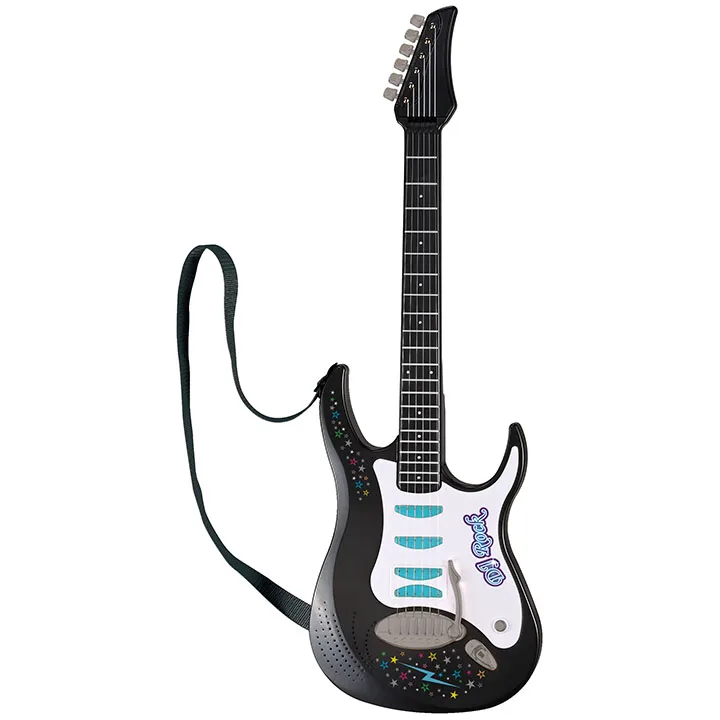 Custom Rock style guitar with 6 real strings authentic electric guitar kids pink guitar