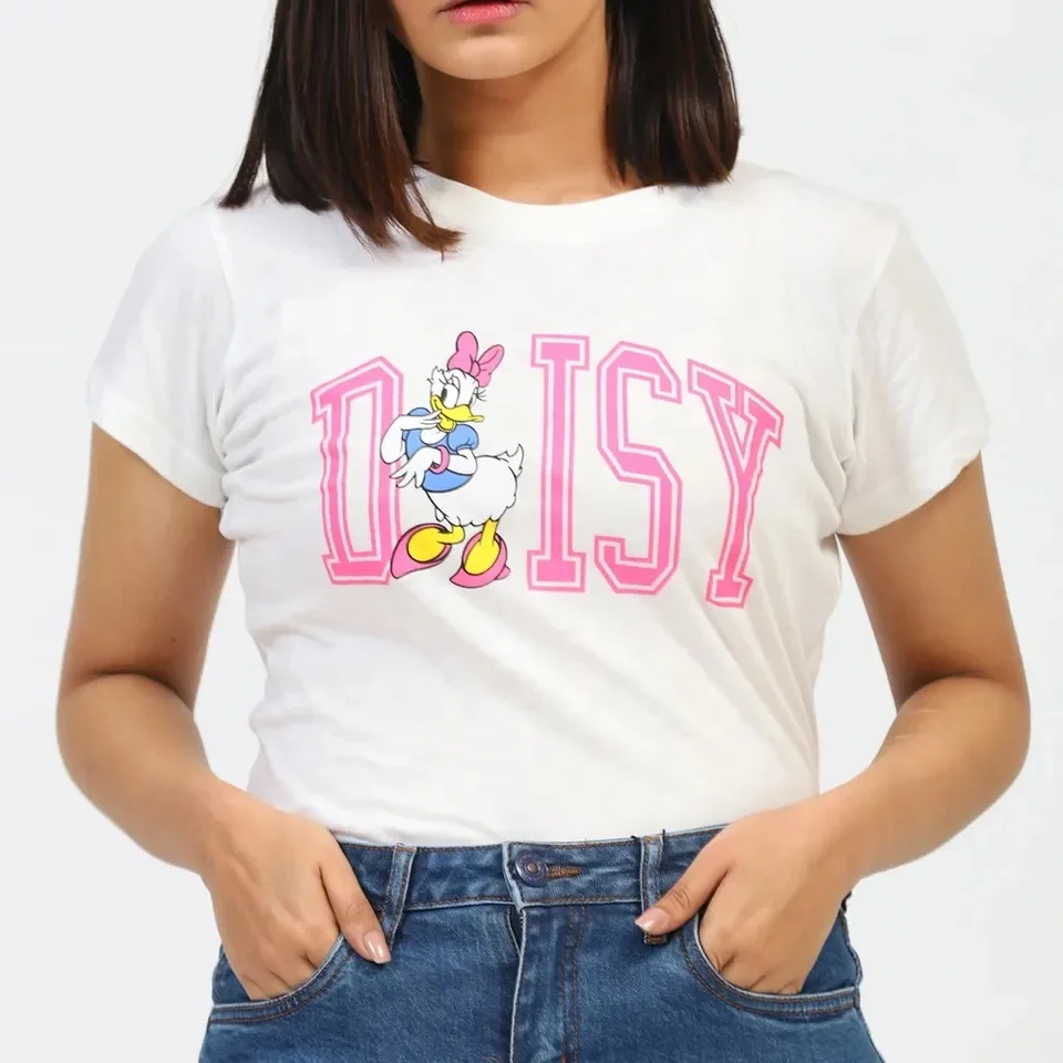 Wholesale High Quality Custom Logo 100% Spandex Cotton Women Clothing Solid Color Plain T-Shirt For Women Wholesale Price