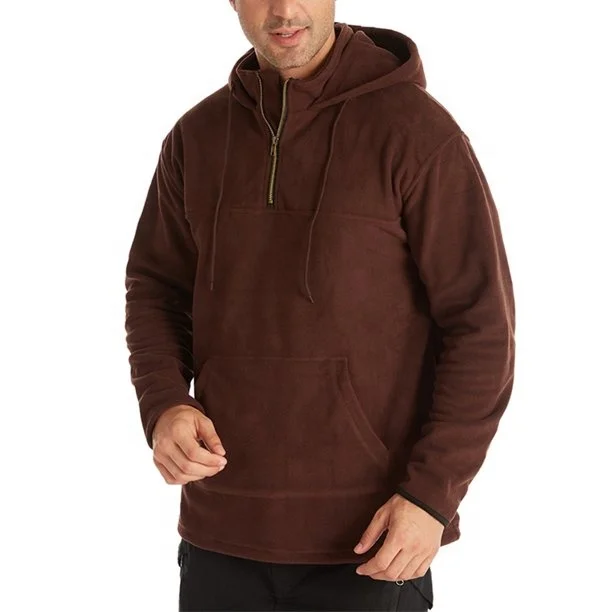 warm winter polar fleece jacket for men