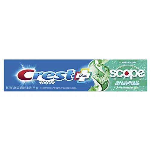 Crests + Scope Outlast Complete Whitening Toothpaste, Mint, 5.4 oz