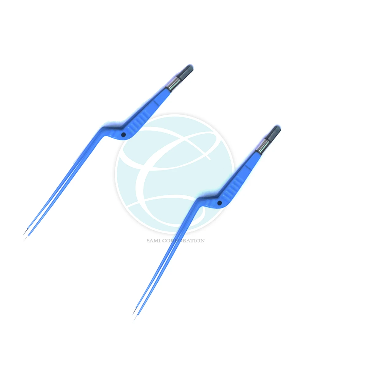 Surgical Cautery Machine Coagulation Straight/Bayonet Bipolar Forceps Medical Electrosurgical Forceps By Sami corporation