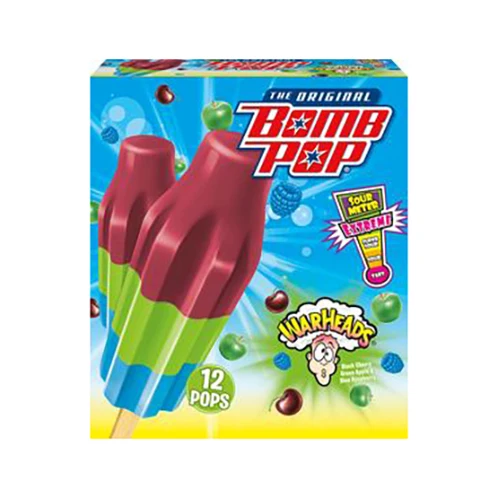 The Original Bomb Pop ice pops available in bulk at competitive wholesale prices