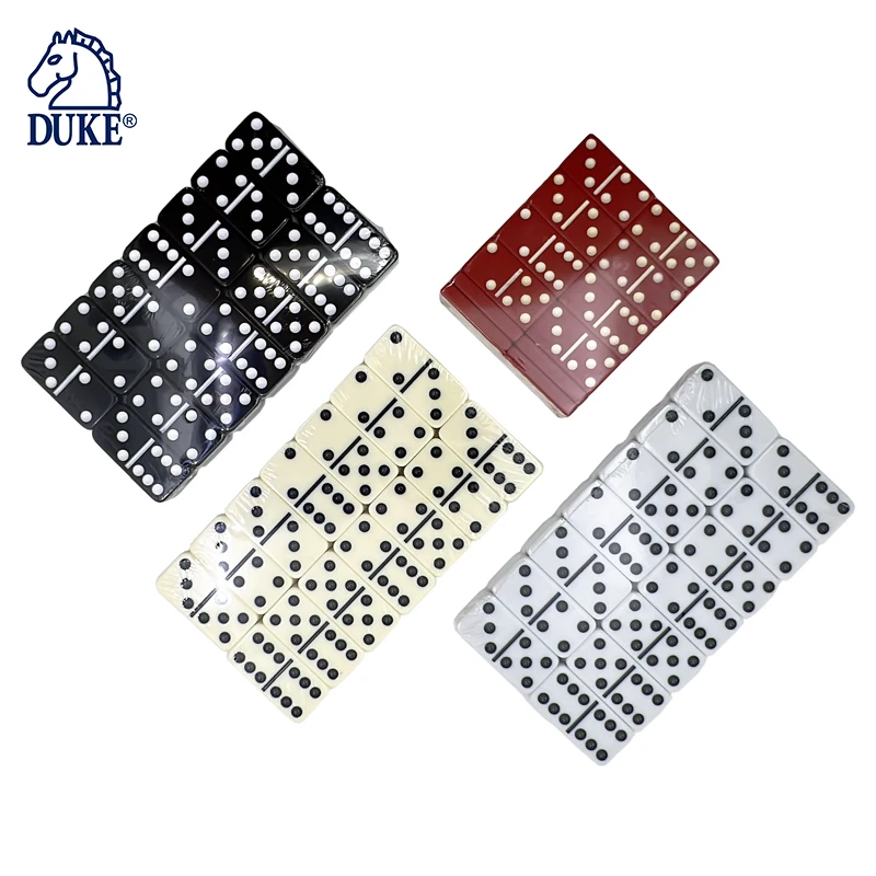 Dominoes Set Game. Premium Classic 28 Pieces Double Six Domino