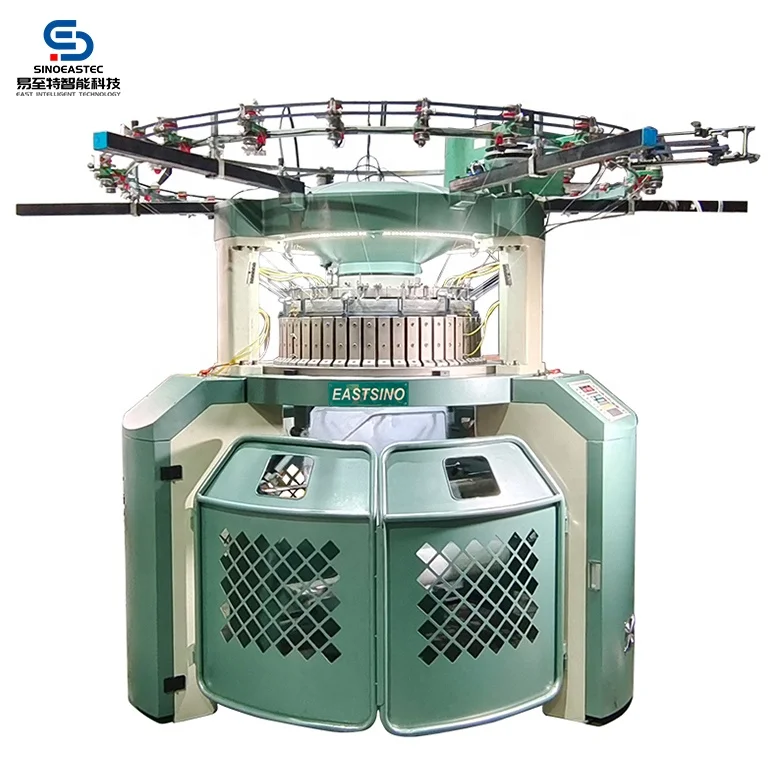 Sinoeastec Double High Pile Velvet Plush Corte Pilha Mquina de  Loop  Carpet Cut circular knitting machine