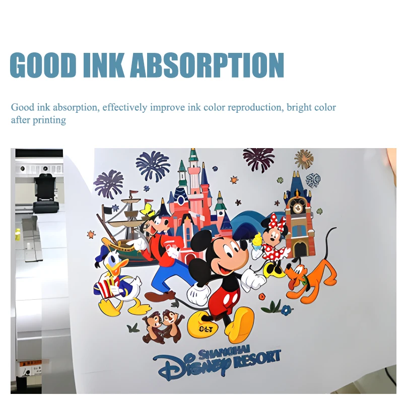 Hot Peel Cold Peel Single/Double Side Heat Transfer Vinyl 30cm 33cm 60cm Roll DTF PET Film for XP600 I3200 DTF Printers