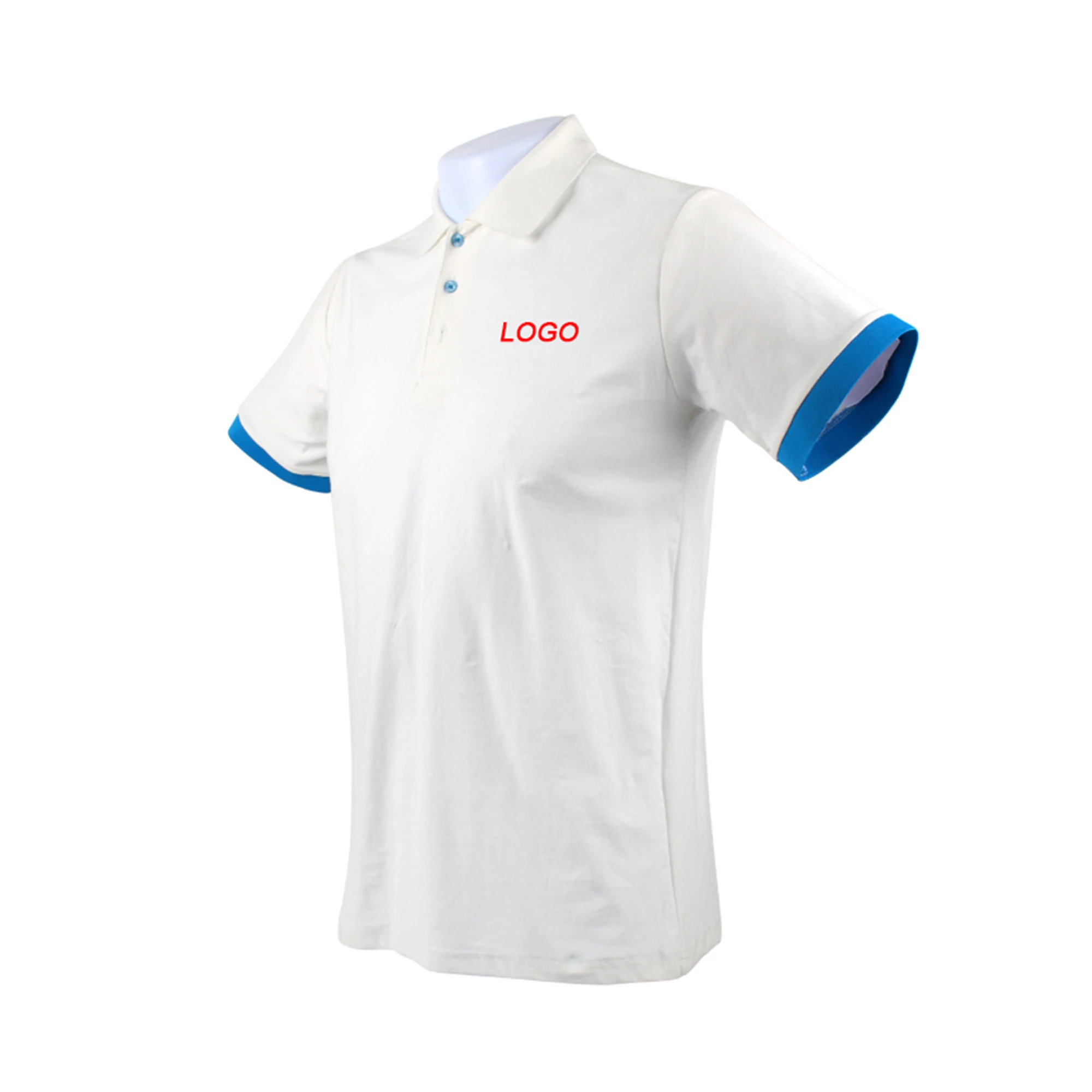 High Quality 100% Cotton Pique Mens Customized Polo Shirts