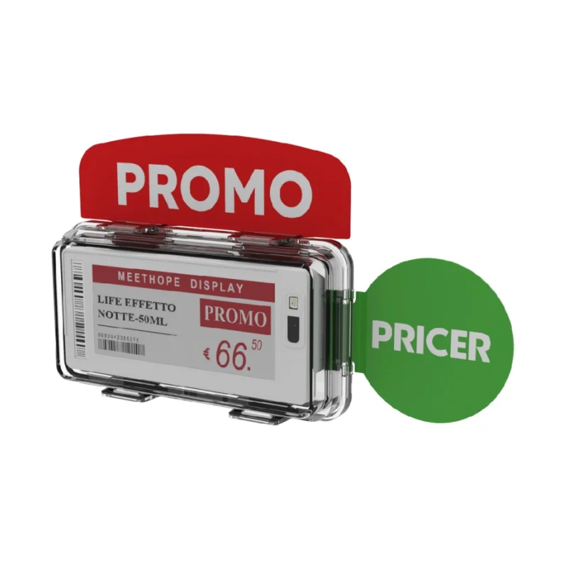 Meethope Supermarket 2.9 Inch Waterproof Protective Cover Box Case For  ESL Price Tag Label Holders In Fresh Food Displays