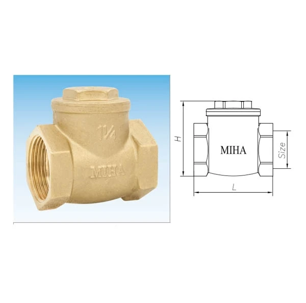 Swing Check Valve with Manufacture price MIHA Valve Minh Hoa Brand Hot Sale Swing Non-Return Swing Check Valve