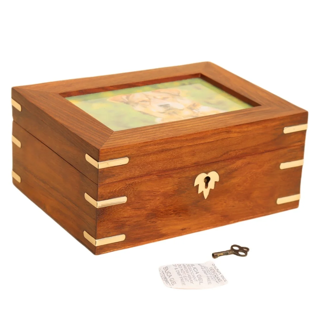 Photo Frame Wooden Urns Box For Pet Ashes Wholesale Cremation Urns For Cat and Dog Ashes Handmade Urns At Low Price